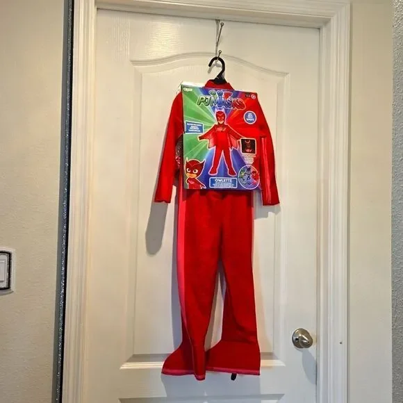 BRAND NEW HALLOWEEN TODDLER DELUXE PJ MASKS OWLETTE HALLOWEEN COSTUME JUMPSUIT - Picture 4 of 16